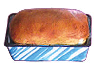 Dollhouse Miniature Baked Loaf Of Bread In Pan